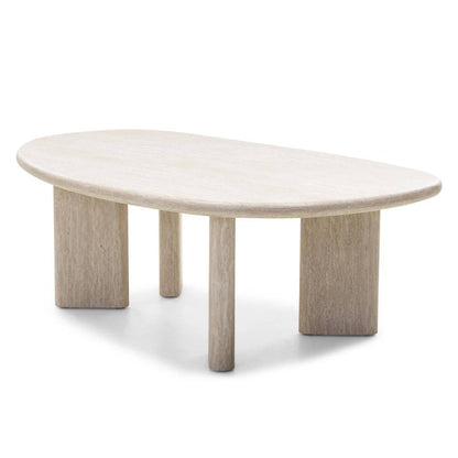 Tavolino da Caffè NADIN 130 cm, Travertino
