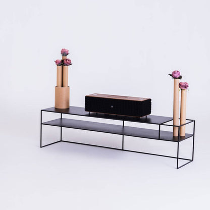 Tavolo RTV SENSO FLOWER METAL 170x45 P - nero