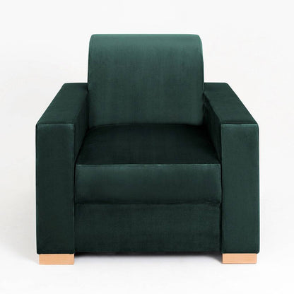Poltrona STABLE - Avocado, Legno Naturale