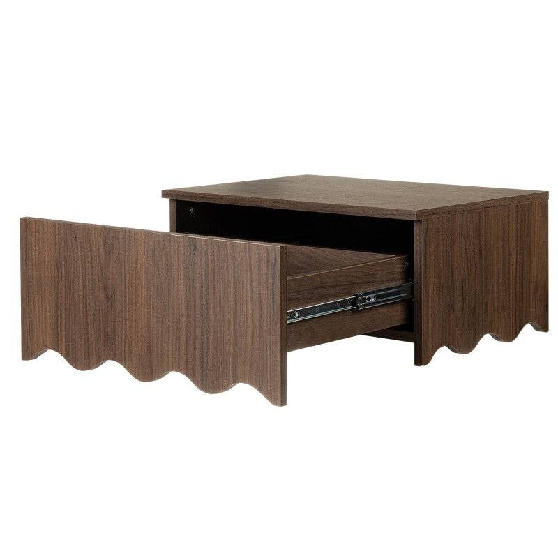 Comodino TIM Villa Walnut con Onda