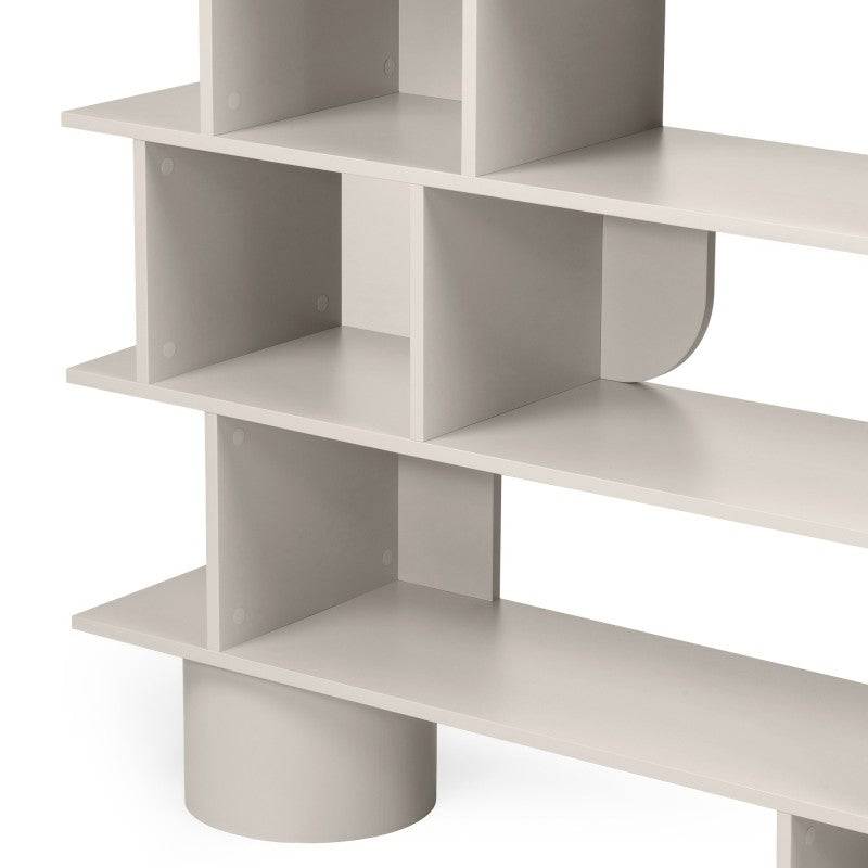 Libreria ANGALIR Cashmere Alta con Fronti Arrotondati