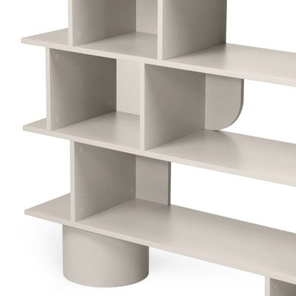 Libreria ANGALIR Cashmere Alta con Fronti Arrotondati