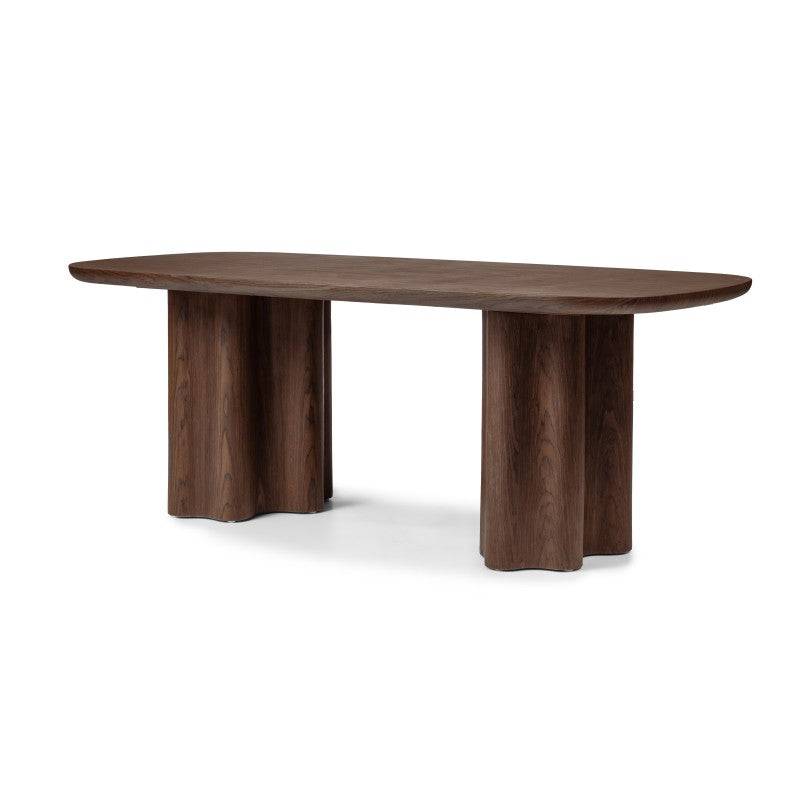 Esstisch JAKKO 200x100 cm, Nussbaum dunkel
