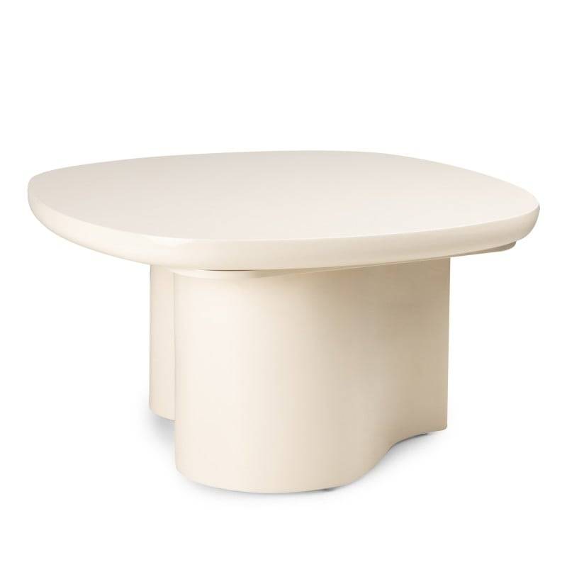 Tavolo PUREL 80 cm Beige Chiaro Lucido