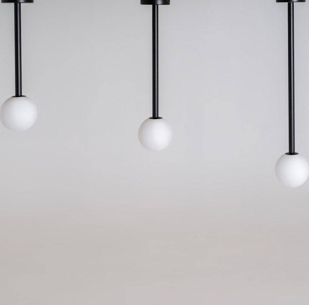 Lampada a soffitto SODO M - Nero