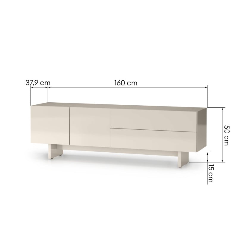 Mobile TV GLAM cashmere lucido
