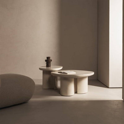 Tavolino laterale PUREL 50 cm, beige chiaro