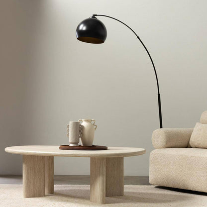 Tavolino da Caffè NADIN 130 cm, Travertino