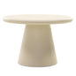 Couchtisch MESTRE 60 cm, rund, beige, Mikrozement