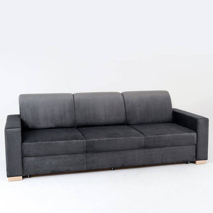 Divano letto STABLE 3 posti - grigio lilla, naturale