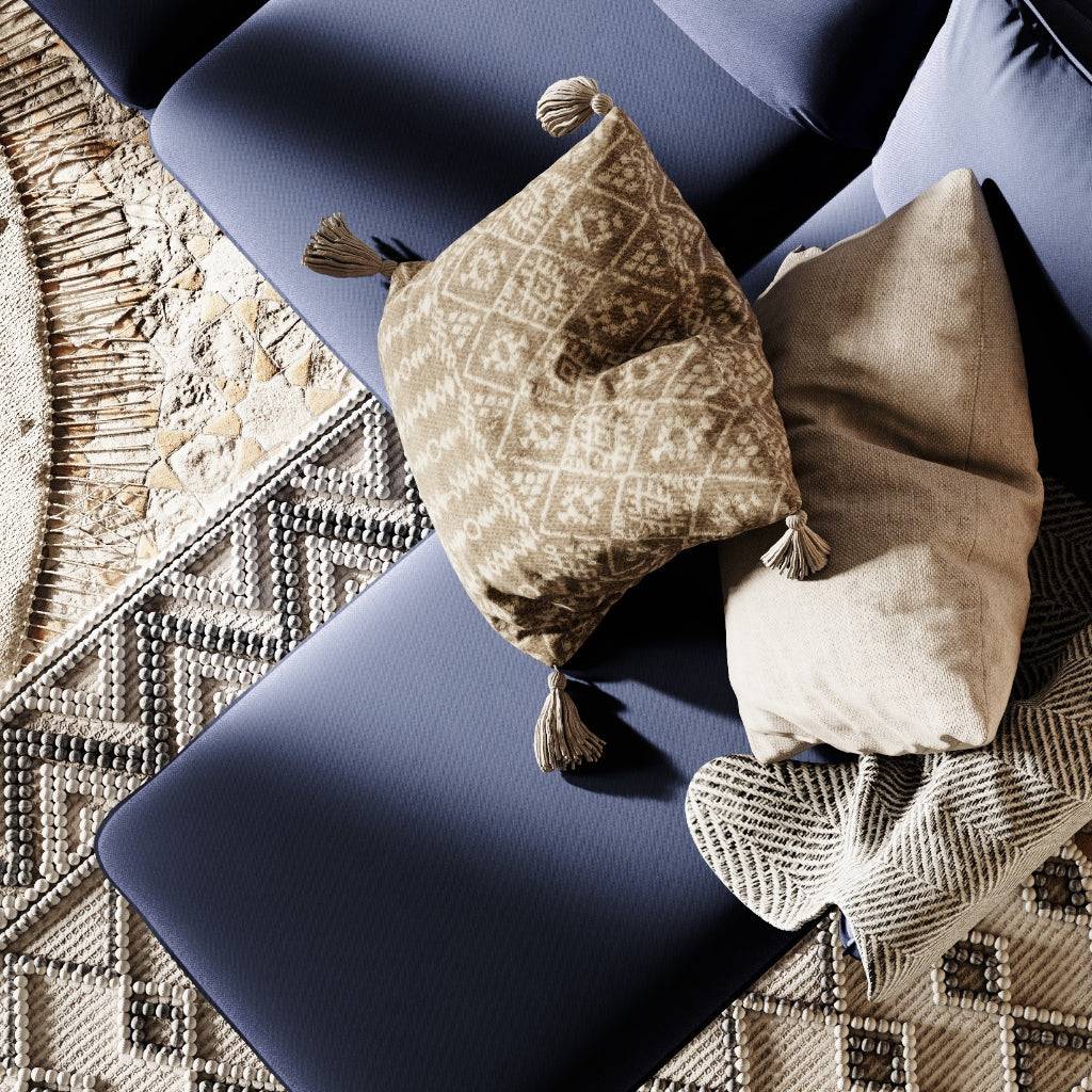 Ecksofa POSH P – Tinte, Schwarz