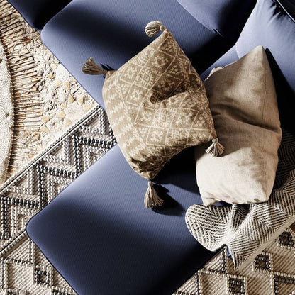 Ecksofa POSH P – Tinte, Schwarz