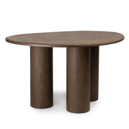 VISPI Tavolo da Pranzo 140 cm, Noce Scuro
