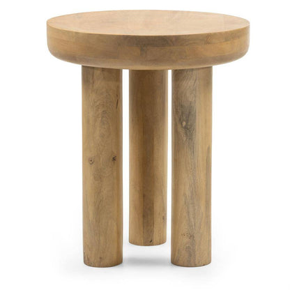 Beistelltisch, rund, 50 cm LANG, Mangoholz