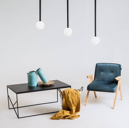 Lampada a soffitto SODO L - Nero