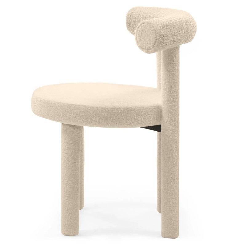 Sedia da pranzo PERER III 2.0 Crema Boucle