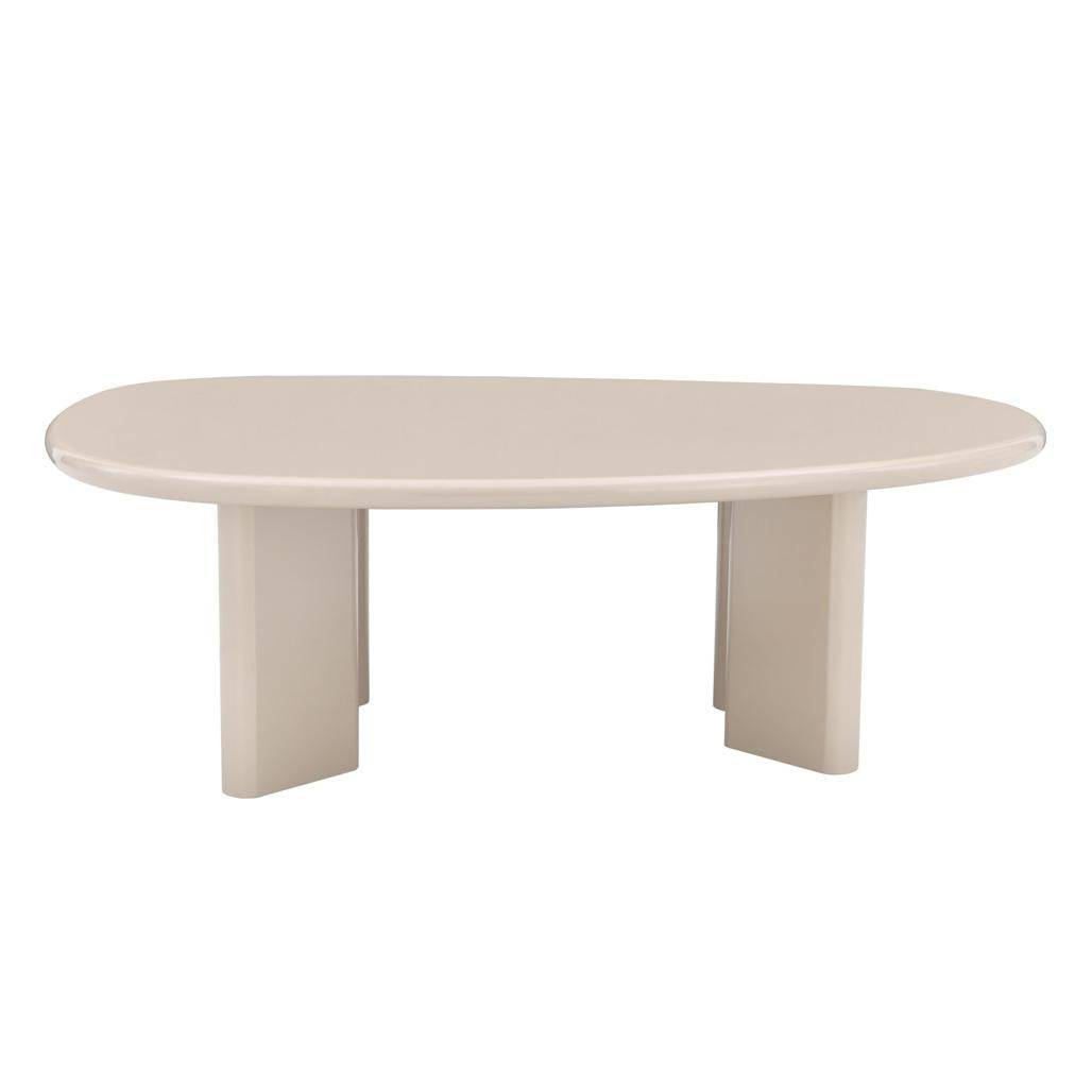 Couchtisch NADIN 130 cm, Nude Hochglanz