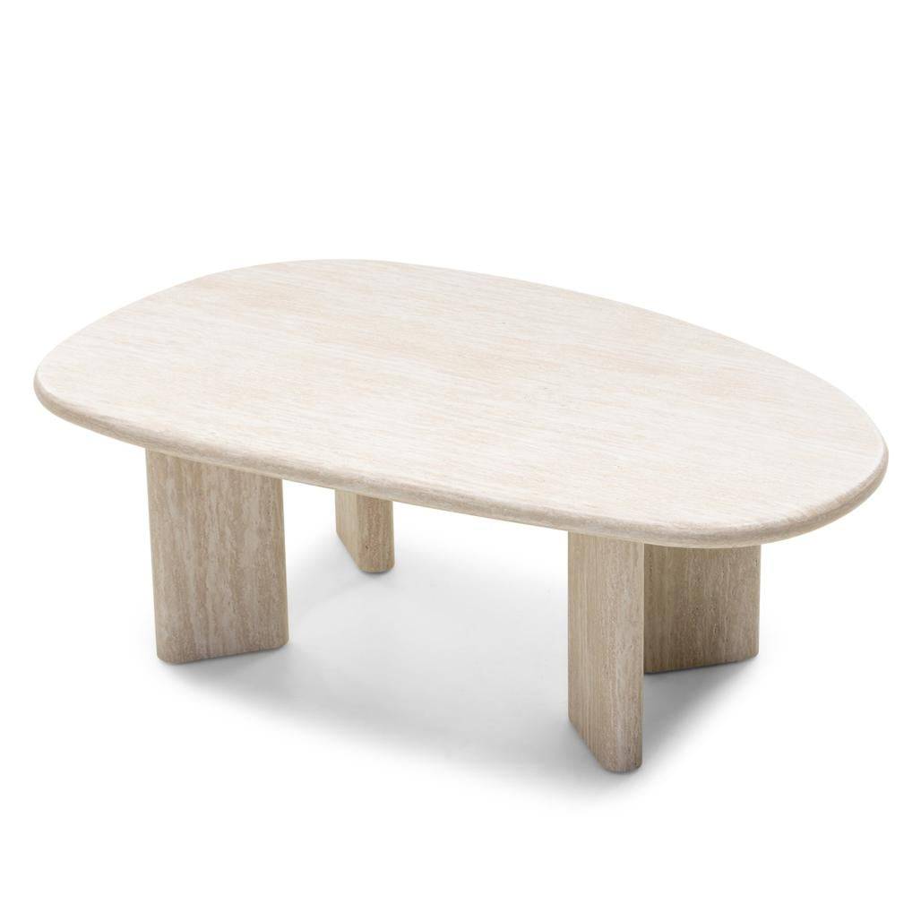 Tavolino da Caffè NADIN 130 cm, Travertino