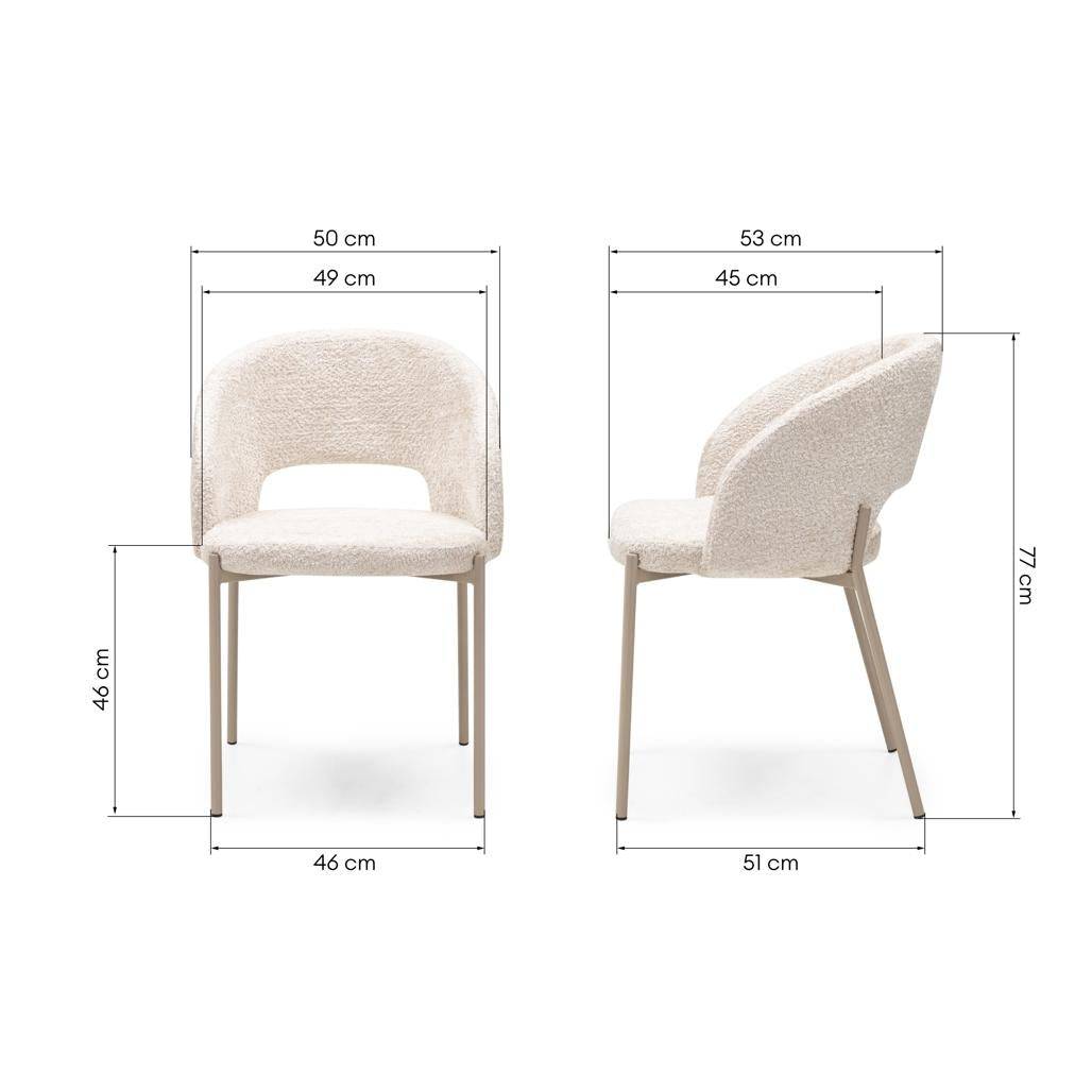 Sedia MORES beige chiaro