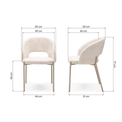 Sedia MORES beige chiaro