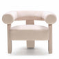 ATYPIQUE armchair, light beige, velvet