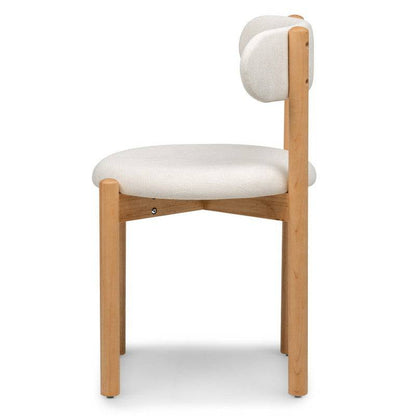 Sedia YANG Crema/Legno Naturale