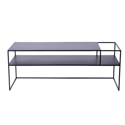 TV-Tisch SENSO FLOWER METAL 120x45 T - schwarz