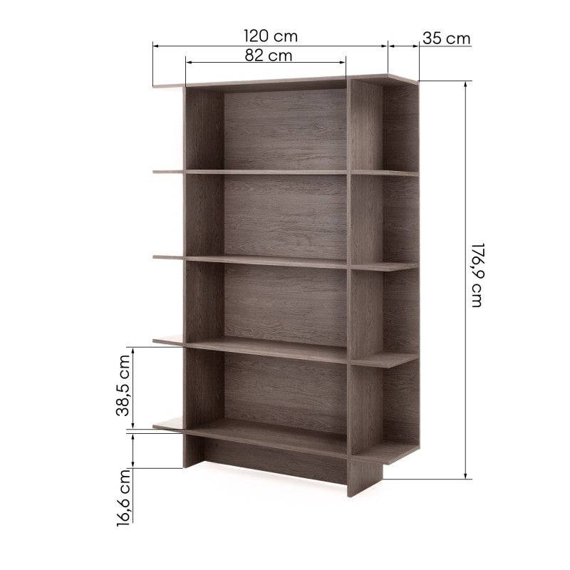 Bücherregal ANSO, Baltische Eiche Storm