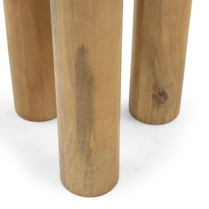 Beistelltisch, rund, 50 cm LANG, Mangoholz