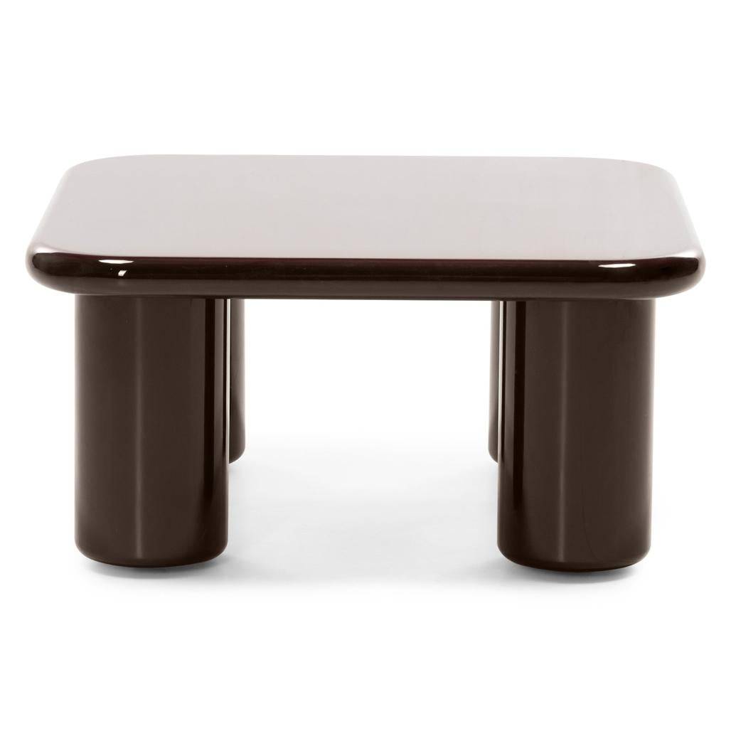 Couchtisch MURIEN 70 cm, Glänzende Schokolade