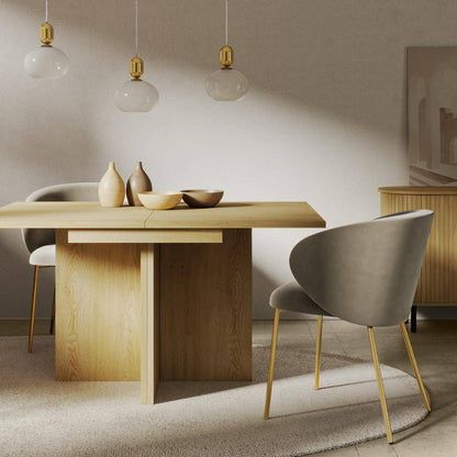 Tavolo allungabile ASH 140-200 cm, rovere Cremona Torro