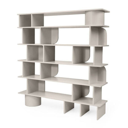 Libreria ANGALIR Cashmere Alta con Fronti Arrotondati