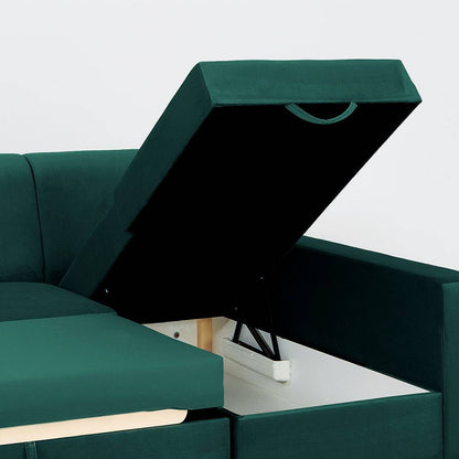 Eckschlafsofa STABLE R – Avocado