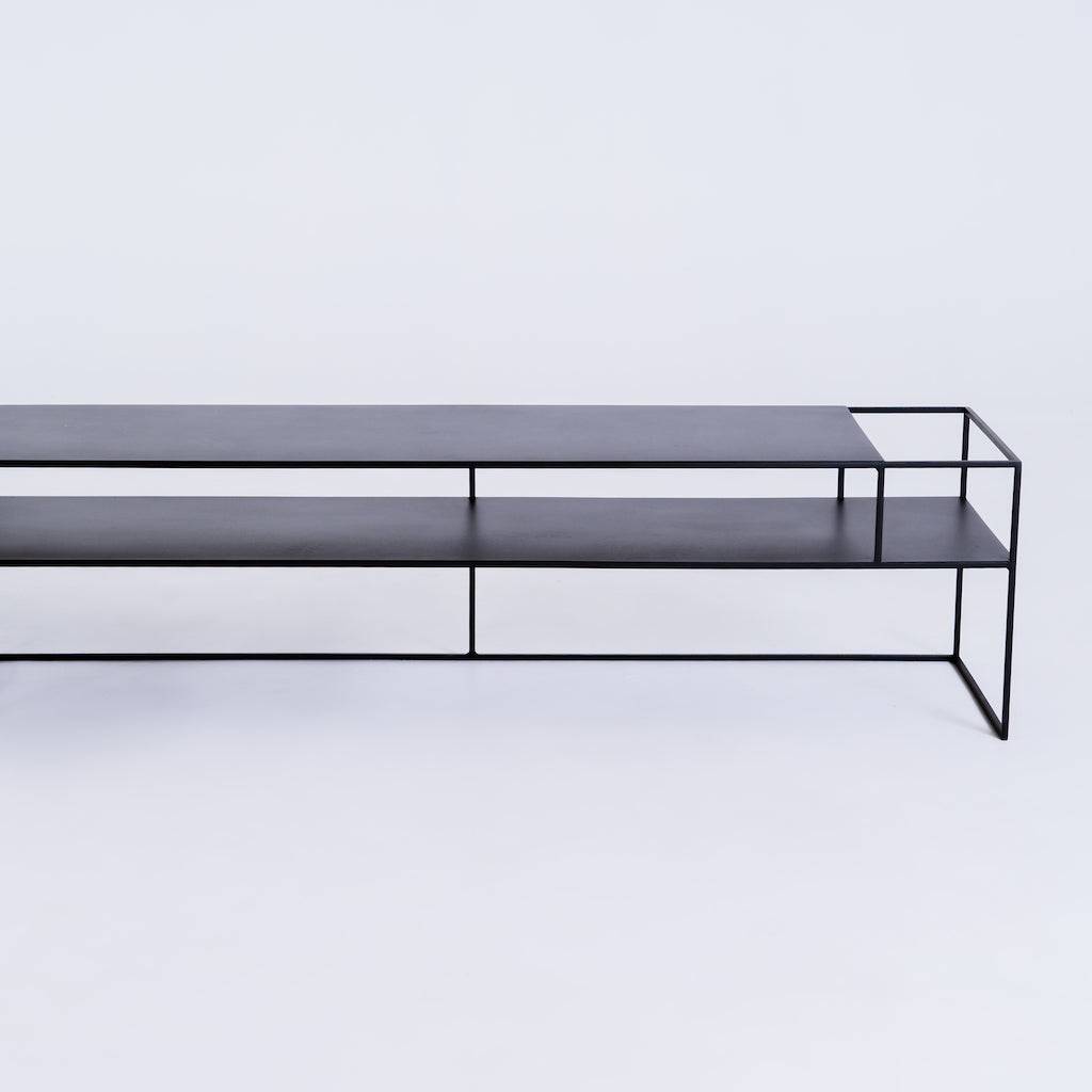 Tavolo RTV SENSO FLOWER METAL 170x45 P - nero