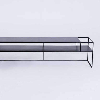 Tavolo RTV SENSO FLOWER METAL 170x45 P - nero