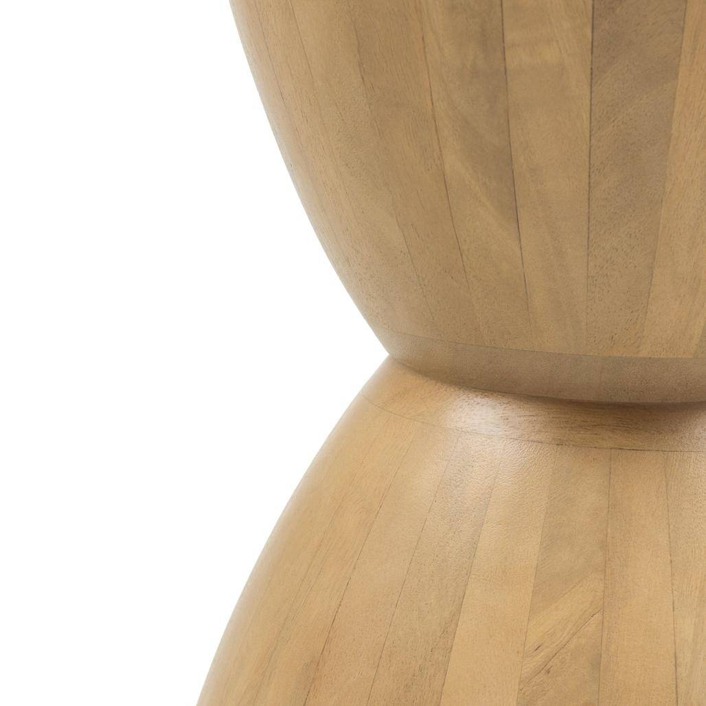 Tavolino Laterale HORSA 35 cm, Legno di Mango