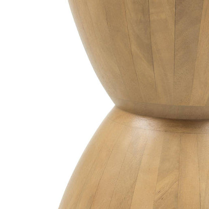 Tavolino Laterale HORSA 35 cm, Legno di Mango