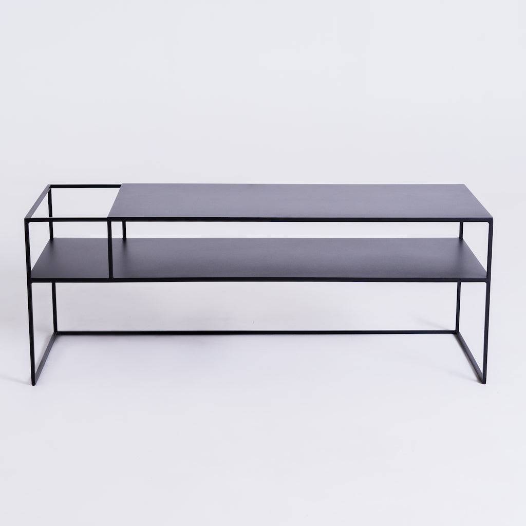 Tavolo RTV SENSO FLOWER METAL 120x45 L - nero