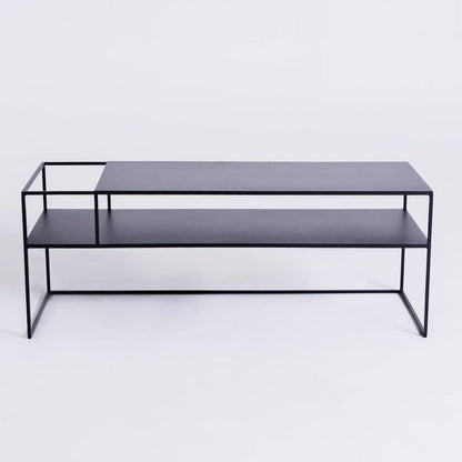 Tavolo RTV SENSO FLOWER METAL 120x45 L - nero