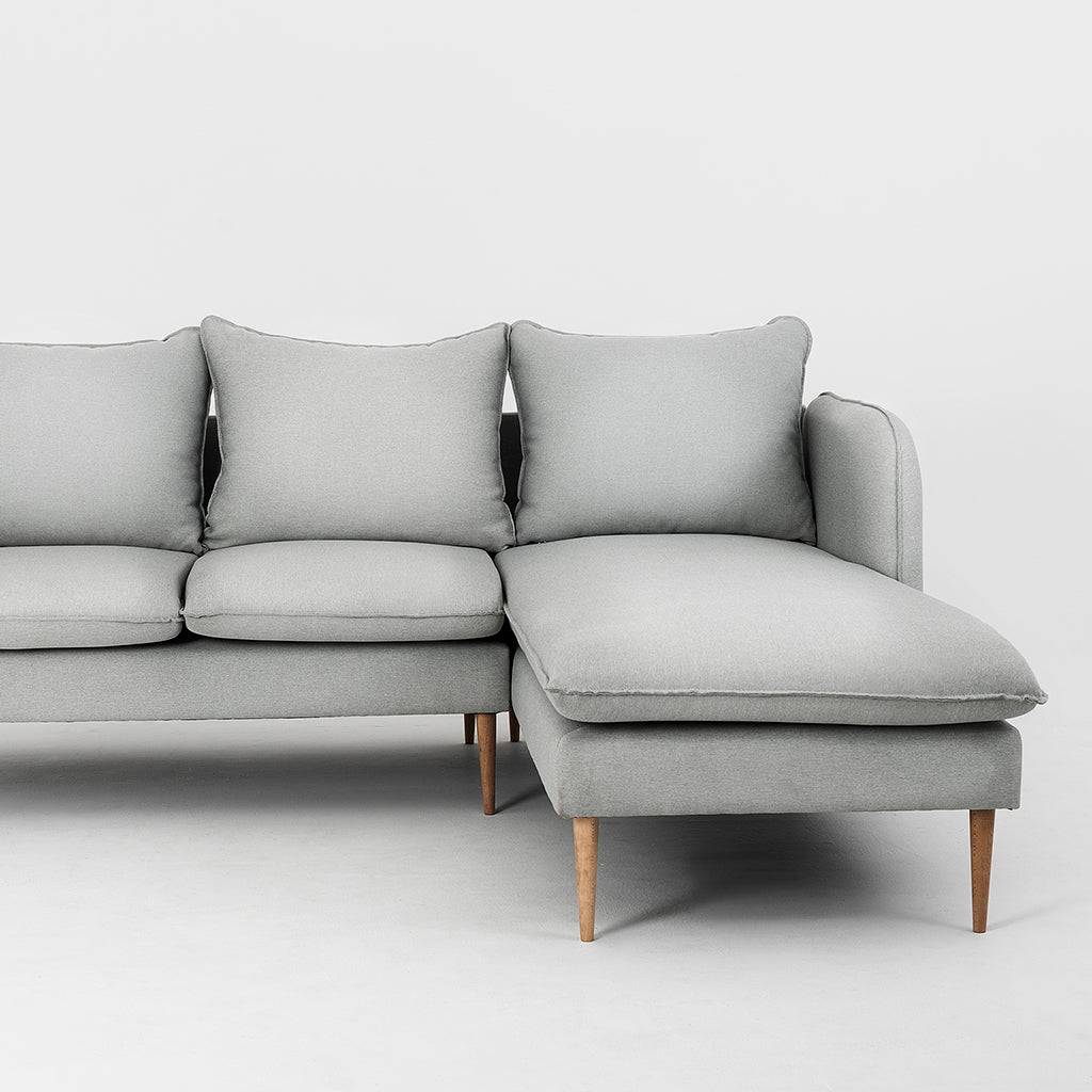 Divano Angolare POSH P WOOD Platino