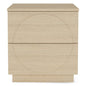LOONA Vicenza walnut nightstand with arches