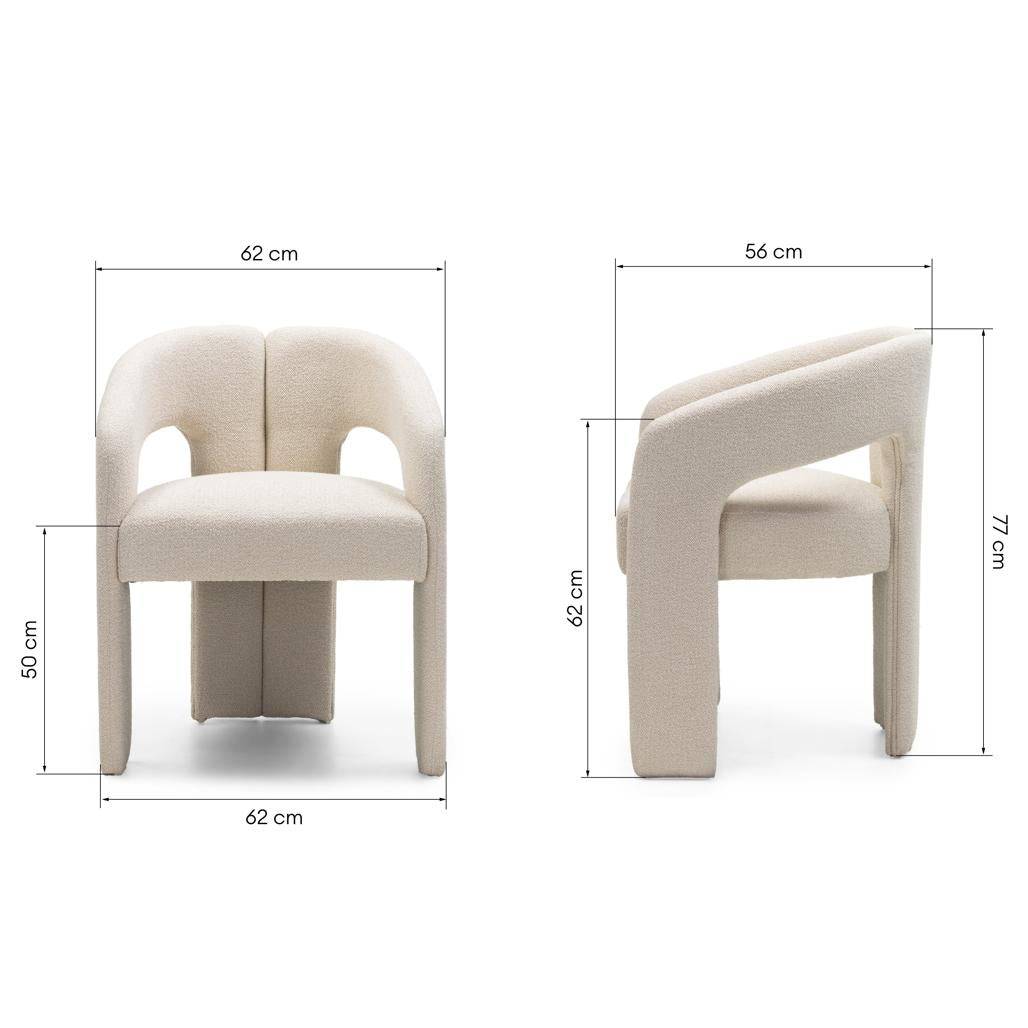 Polsterstuhl JOEL, beige