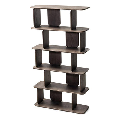 Scaffale arrotondato SALA, marrone espresso