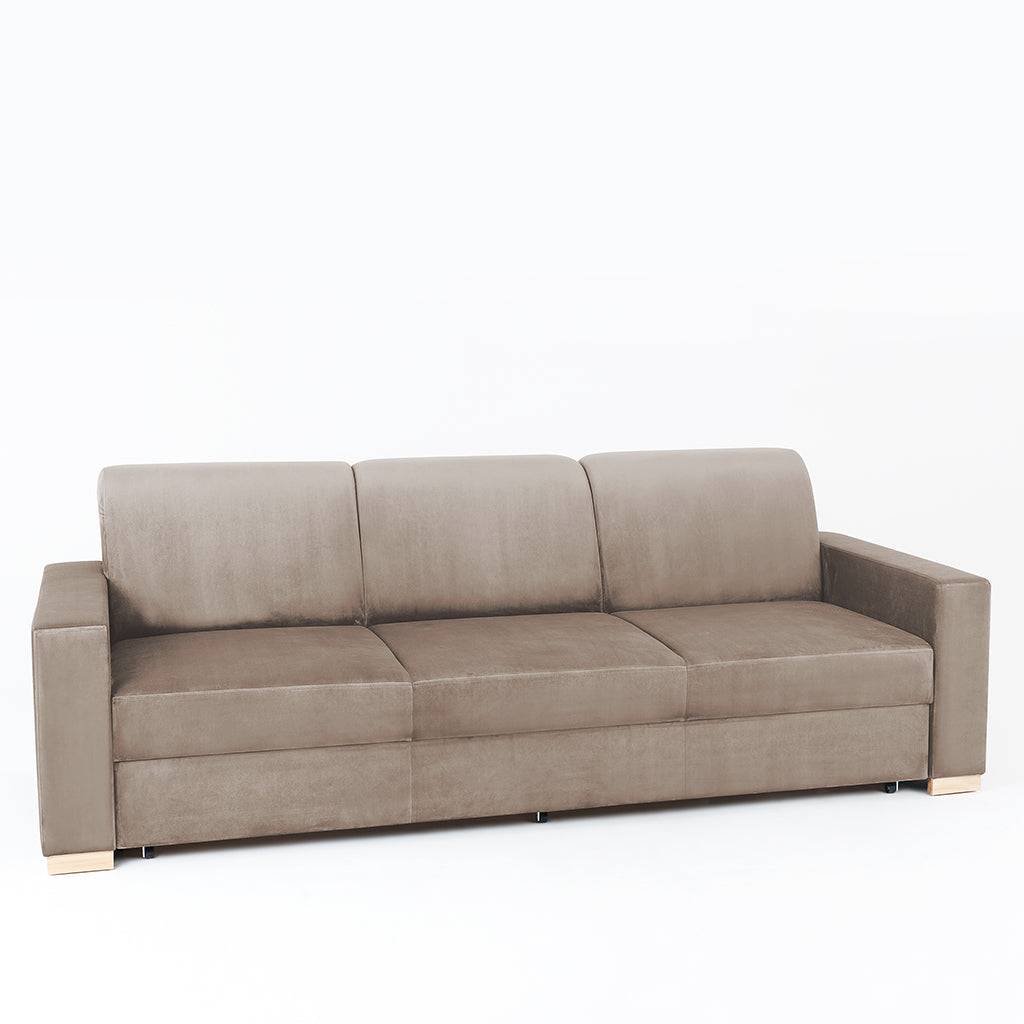 Divano letto STABLE 3 posti - beige, naturale
