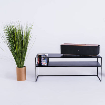 Tavolo RTV SENSO FLOWER METAL 120x45 L - nero