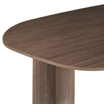 Tavolo ZEV 200 cm piano irregolare, noce Lincoln