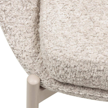 Stuhl DEAN, beige Bouclé