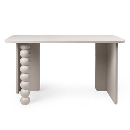 ORELIA cashmere desk with decorative leg