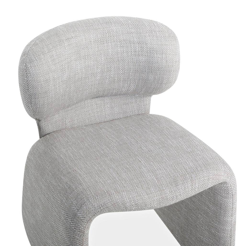 Sessel BIZZA, beige und grau gepolstert