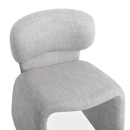 Sessel BIZZA, beige und grau gepolstert